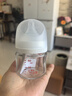 贝亲（Pigeon）【新生儿第一个奶瓶】玻璃奶瓶宽口径奶瓶80ml SS号奶嘴 0月+ 实拍图