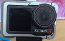 FLYMILE适用于大疆Action5Pro/4金属兔笼 Osmo action全景相机保护边框兔笼冷靴补光灯1/4螺丝拓展配件 【Action4/5Pro】金属兔笼（经典掰扣款） 适用大疆Actio 实拍图