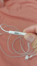 联想（Lenovo） 有线耳机 HIFI音质高解析音频带麦降噪直播k歌唱歌音乐运动半入耳式游戏电脑耳机type-c YF01白色 实拍图