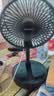 电风扇伸缩折叠小风扇宿舍家用静音充电型办公台式USB桌面宿舍大风力夏台面落地两用折叠电风扇 颜色随机 直插款无档位开关1个装 实拍图