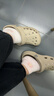 卡骆驰（CROCS）贝雅洞洞鞋男鞋女鞋轻便耐磨一脚蹬拖鞋休闲鞋百搭花园鞋|10126 卵石色-2V3 37 /38(230mm) 实拍图