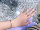 丹尼尔惠灵顿（DanielWellington）[马思纯同款]dw手镯女 闪耀星辰玫瑰金大号开口手镯情侣款DW528 实拍图