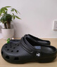 卡骆驰（CROCS）贝雅洞洞鞋男鞋女鞋轻便耐磨一脚蹬拖鞋休闲鞋百搭花园鞋|10126 黑色-001 43 (270mm) 实拍图