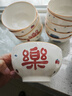 京东京造 碗 家用面碗陶瓷餐具米饭碗拉面碗陶瓷碗 喜事连连米饭碗6只装 实拍图
