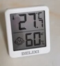 德力西电气（DELIXI ELECTRIC）电子温度计室内车载办公家用浴室婴儿房数显高精度壁挂式温湿度计 实拍图