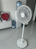 美的（Midea）电风扇 家用七叶立式落地扇宿舍卧室轻音节能摇头桌面小风扇大风力空气循环风扇 SAF30AC 实拍图