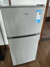 美的（Midea）112L两门小冰箱灰色双温小冰箱迷你家用宿舍租房灵活摆放节能低音深冷速冻 BCD-112CM 实拍图