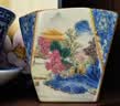 仿宋汝窑金鸡报晓八方杯单杯中式复古陶瓷茶杯高档主人杯品茗杯子 缠枝莲-山水人家 【八方杯-160ml】 实拍图