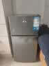 奥克斯小冰箱家用小型迷你冷藏冷冻两用出租房宿舍用节能省电寝室办公室电冰箱 【净化去味】146灰色【高效保鲜 铜管速冷】30L 实拍图