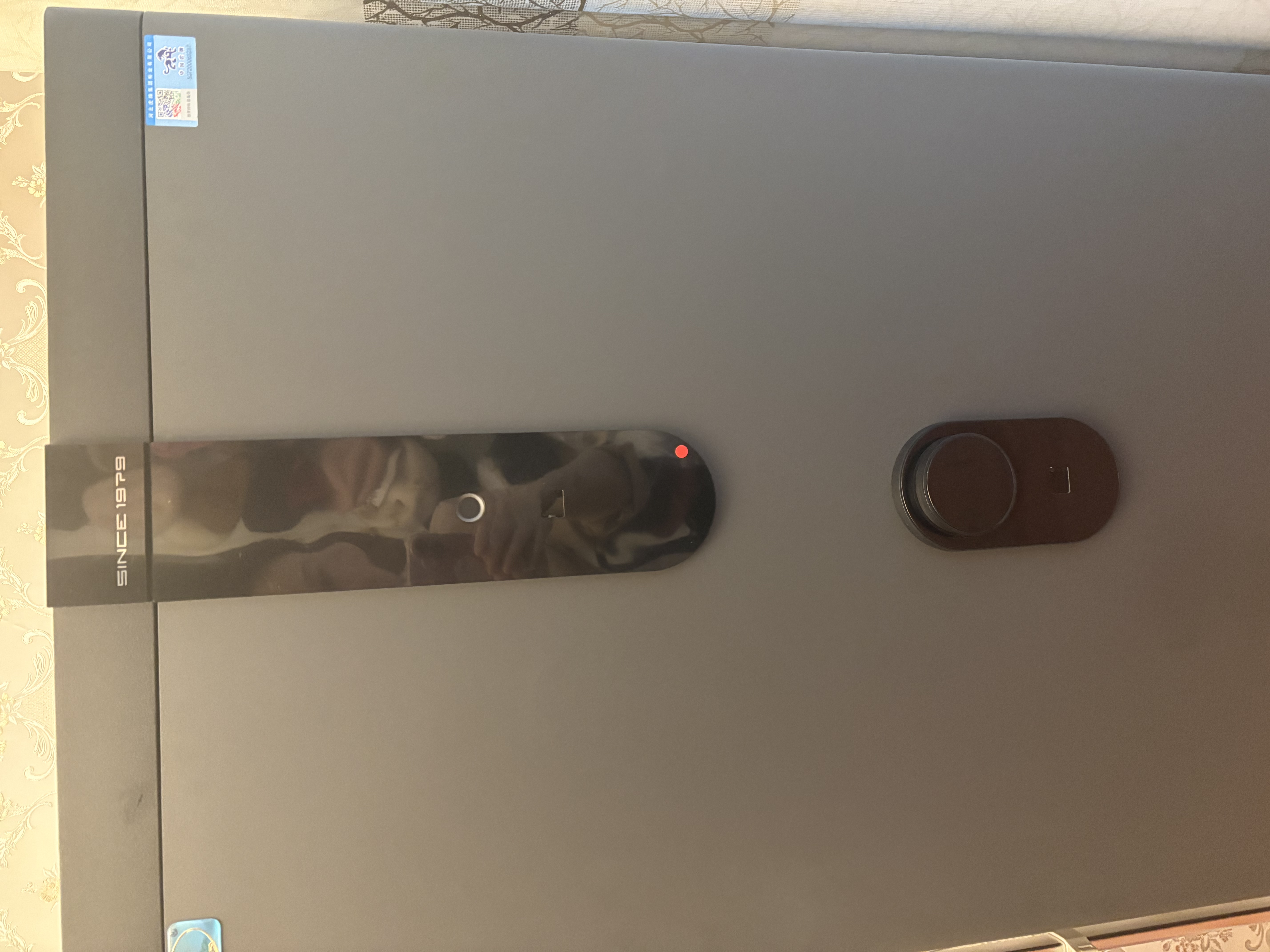 虎牌保险柜家用指纹密码WiFi京东小家智能生态App全钢防盗可入墙珠宝柜保险箱办公 1.5 米 高 维克灰 卓尚(指纹+密码) 实拍图