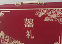 光多拉结婚彩礼盒礼金箱30万订婚装钱盒子现金聘礼提亲定亲红色手提钱箱 实拍图