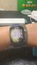 Apple Watch Series 11 GPS 铝金属表壳橡胶表带 智能手表 银色表盘+M/L雾紫色表带 46毫米 晒单实拍图