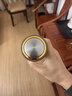富光男女士双层玻璃杯 高硼硅玻璃304茶隔水杯子 带茶隔泡茶杯320ml 实拍图