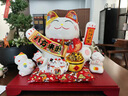 侑家良品12寸招财猫 招财摆件乔迁开业礼物自动摇手大号发财猫礼盒装 实拍图