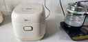 美的（Midea）小碧玉电饭煲2-3人3升0氟陶瓷白玉内胆家用电煮锅煲汤煮粥智能预约多功能一锅多用微压电饭锅RE360 实拍图