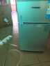 华宝小冰箱小型家用出租房用冷藏冷冻两用一级能效节能省电迷你宿舍寝室办公室二门电冰箱 【一级能效】68L银色【全国联保】 实拍图