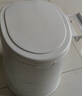 固立特移动马桶老年人坐便器孕妇尿桶简易移动便携式成人塑料卧室坐便椅 米色房间用 【封底双提手内桶】 实拍图