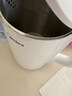 美的（Midea）电热水壶家用烧水壶泡茶0涂层食品级304不锈钢自动断电双层防烫全钢无缝1.5L大容量 MK-HJ1566 实拍图