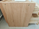京东京造实木床头柜 天然橡胶木|大容量2抽 卧室收纳柜储物柜 CB02 实拍图
