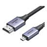 绿联Micro HDMI转HDMI2.1转接线公对母8K60Hz转换头笔记本电脑平板相机便携屏连显示器投影仪电视55420 实拍图