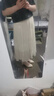 品牌断码清仓高跟单鞋女2026春夏新款粗跟一字扣中跟包头凉鞋女 米白色 39 实拍图