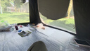 牧高笛（MOBIGARDEN）零动155自动帐篷 户外露营防晒大门厅帐篷黑胶 NX24561044 大象灰 实拍图