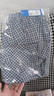 阿迪达斯（adidas）三叶草蛋糕裙百褶女裙2026夏季新款学院风可爱格纹时尚百搭半身裙 KU9398 制服蓝 S 实拍图