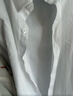 罗蒙儿童衬衫男童长袖白衬衫小学生校园服饰女童白衬衣童装 白色 160 实拍图