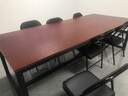 （工匠时光）小型简易会议桌长桌子简约现代6人4-10人工作台长方形大办公桌子 长240*宽100*高74【加固型】 实拍图