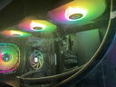 利民（thermalright）AQUA ELITE 360  ARGB 一体式水冷散热器日蚀幻彩光效 全金属扣具ARGB冷头 AE360 ARGB 实拍图