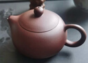 京东京造 宜兴紫砂壶 手工【原矿紫泥】煮茶泡茶壶茶具 西施壶210ml 实拍图