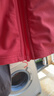 优衣库AIRism高弹力防紫外线拉链连帽开衫女装实测UPF100+483281 14 玛瑙红色 XL 实拍图