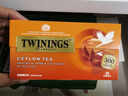 川宁（TWININGS）精品锡兰红茶 波兰进口25袋*2g 办公室下午茶独立茶包 实拍图