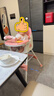 三条小鱼宝宝餐椅多功能可折叠便携儿童餐桌椅婴幼儿小孩可调节吃饭桌座椅 樱花粉【折叠+万向轮+调节】 实拍图