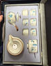 瓷牌茗茶具（cipaiming teaset）汝窑自动茶具套装家用懒人泡茶神器办公室会客功夫茶杯茶壶整套 米黄锦绣江山自动6杯礼盒 8件 实拍图