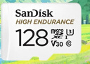 闪迪（SanDisk）128GB TF（MicroSD）4K内存卡 行车记录仪 监控摄像头专用 循环录制10,000小时 高耐用存储卡 实拍图