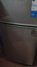 华宝小冰箱小型家用出租房用冷藏冷冻两用一级能效节能省电迷你宿舍寝室办公室二门电冰箱 【一级能效】68L银色【全国联保】 实拍图