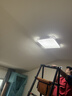 惠普精工卧室吸顶灯led现代简约餐厅书房灯具方50*50cm遥控三色 实拍图