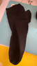 浪莎（LangSha）袜子女纯棉夏季超薄全棉中筒袜吸汗防臭透气四季少女学生白色棉袜 100%棉网眼夏季【黑色6双】 691款 均码 35至39码 实拍图