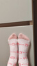 棉十三儿童袜子中筒袜女宝可爱女孩大童100%纯棉10A抗菌防螨青少年童袜 实拍图