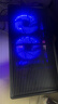 宁美 定制 N系列 台式电脑机箱风扇 主机散热风扇 LED 炫光 12CM 静音 降温 /单拍不发货/搭配主机下单 宁美N3魔环 蓝灯 实拍图