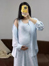 普雷芳孕妇连衣裙夏季2026新款高级感背心裙套装防晒衬衫上衣洋气孕妇装 粉色背心裙【优质推荐版】 XL(建议130-150斤) 实拍图