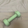 Keep哑铃女男健身家用彩色浸塑环保手铃亚铃全身塑形水蓝2kg*2 实拍图