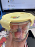 青苹果耐热玻璃饭盒上班族带饭微波炉加热专用碗餐盒便当盒保鲜盒 实拍图