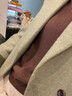 优衣库女装可机洗罗纹半开领针织衫/毛衣480414 482253 482253/36褐色 M 实拍图