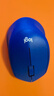 罗技（Logitech）M330 静音鼠标 无线鼠标 办公鼠标 右手鼠标 蓝色 带无线2.4G接收器 实拍图