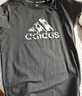 阿迪达斯（adidas）短袖t恤男士夏季跑步健身运动衣快干衣透气男装T恤  黑白 XL 实拍图