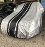 嘉谦牛津布汽车车衣全车罩防晒防雨隔热防尘防雪防冻四季通用加厚车套 【银黑双拼色-银盾牛津布】四季通用-防晒防雨雪 实拍图