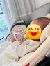 怡戈（Ekobebe）小元宝新生婴儿提篮式儿童安全座椅汽车用宝宝便携车载提篮奶酪白 实拍图