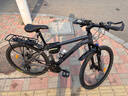 永久自行车成人山地车自行车学生男女铝合金变速公路自行车油碟单车 【钢架/全套轴承】摩天灰 27速 27.5寸【推荐175-195cm】 实拍图